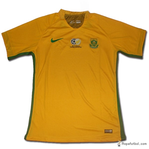 Camiseta Sudafrica Replica Primera Ropa 2017 Amarillo